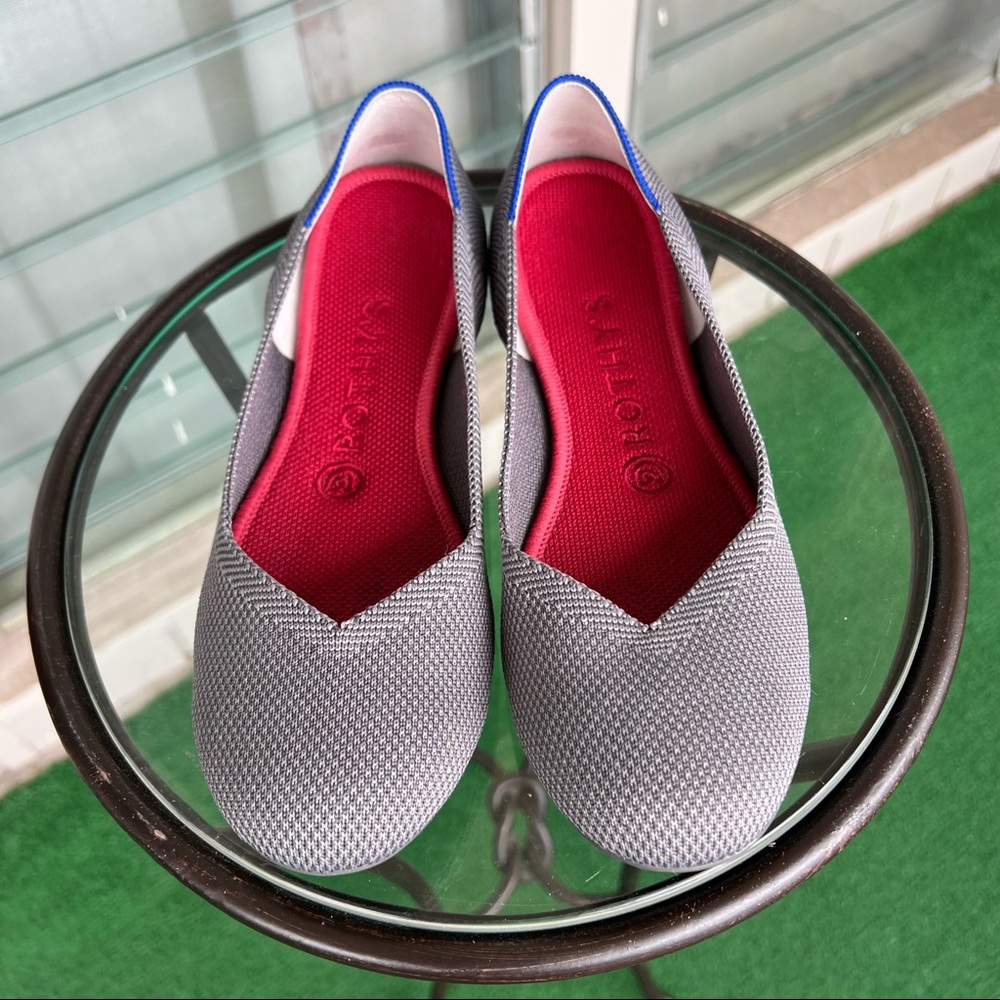 Rothy’s round toe comfort ballet flats loafers 8